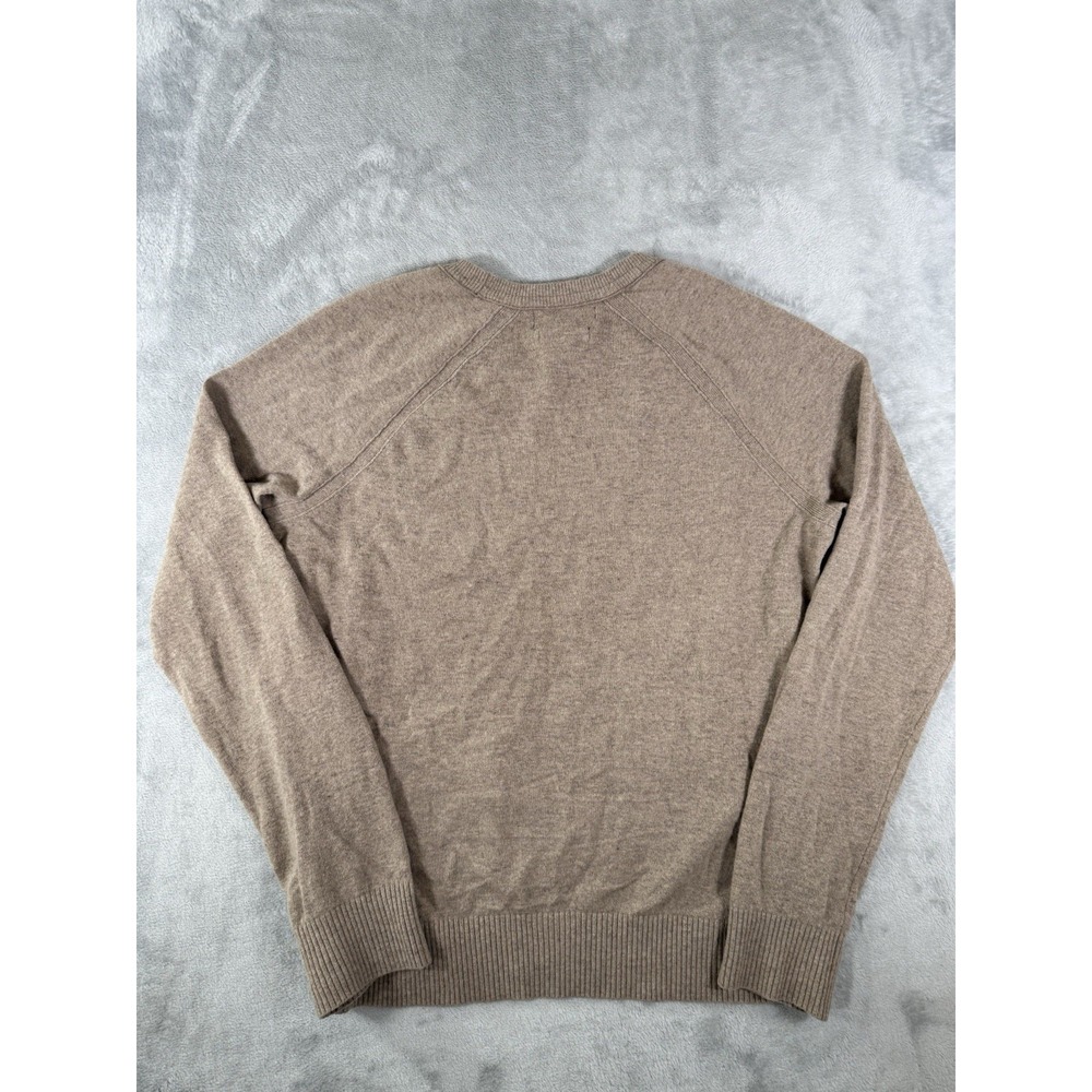 Banana‎ Republic Sweater Mens Small Brown Wool Blend Pullover - Picture 11 of 12